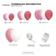 thumbnail image 2 of Dulce Rosa - Guirnalda Decorativa De Globos DECO  PVC Dulce Rosa, 2 of 4