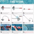 thumbnail image 4 of Aspiradora de Piscina, Conjunto de Limpiador de Piscinas, Restos de Polvo Portátiles, Limpieza Profunda de la Mano Multifuncional Para Bañeras de Hidromasoje y Equipos de Spa, 4 of 7