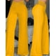 thumbnail image 3 of Women Wide Leg Flared Pants Autumn Casual Crisscross Sheer Mesh Patch High Waist Trousers Y2k Streetwear Elegant Work Pant, 3 of 4