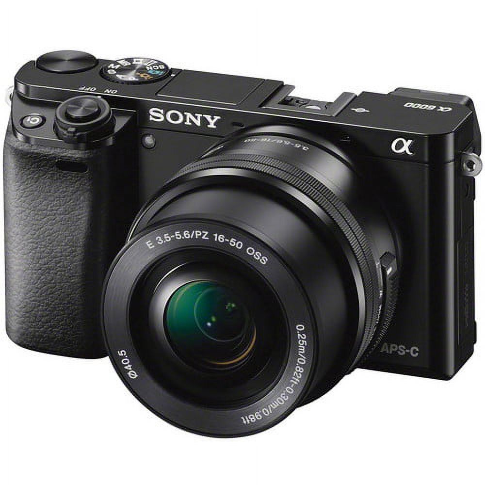 Sony Alpha a6000 Mirrorless Interchangeable-lens Camera w/ 16-50mm lens - Black - image 3 of 6