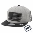thumbnail image 1 of WITHMOONS Baseball Cap Star and Stripes American Flag Hat KR2305 (Grey, XL), 1 of 5