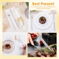 thumbnail image 6 of 20 Pcs Flower Pattern Silverware Set Stainless Steel Flatware Set Including Fork Spoon and Knife Vintage Cutlery Set Mirror Polished Utensil Set for Kitchen Dishwasher Safe Service for 4, 6 of 11