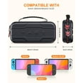 thumbnail image 3 of Switch 2 Carrying Case,Compatible with OLED,Hard EVA Storage Case with 20 Game Slots-Orange, 3 of 7