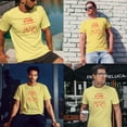 thumbnail image 3 of Greenyef Graphics I Paused My Game to Be Here Gamer Gift Funny Tee Men's T-Shirt Style-42 (Cornsilk & Red, Large), 3 of 6