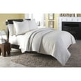 thumbnail image 2 of Michael Amini Taylor 3-piece Geometric Fabric Queen Duvet Set in Natural, 2 of 2