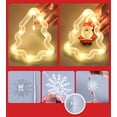 thumbnail image 4 of WILLED Christmas String Lights, 9.84 Ft 120 LED Battery Powered Fairy Lights with Remote, Waterproof 3D Hanging Lights for Indoor and Outdoor Xmas Decorations, 8 Lighting Modes, Warm White, 4 of 7