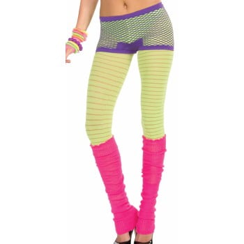 

NEON FISHNET BOY SHORTS-PURPLE