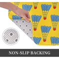 thumbnail image 3 of Front Door Mat Cartoon Badminton Bedroom Entryway Rug Non-Slip Washable Indoor Carpet Doormat Decorative Low Profile Area Rug for Home Living Room Bedroom Laundry Floor Decor, 24 x 16 Inch, 3 of 7