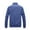 Blue, variant on Penkiiy Men Jacket Zipper Pocket Ribbed Hem Non-hooded Sports Solid Top Coat Windbreakers Polyester Blue on Clearance