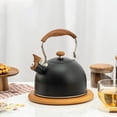 thumbnail image 4 of Cateissary 2.5L Large Capacity Kettle Tea Pot Kirchen Kettle Whistle Bottle Water Juegos de servir café y té, 4 of 6