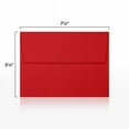 thumbnail image 3 of LUXPaper A7 Invitation Envelopes, 5 1/4 x 7 1/4, Ruby Red, 50/Pack, 3 of 4