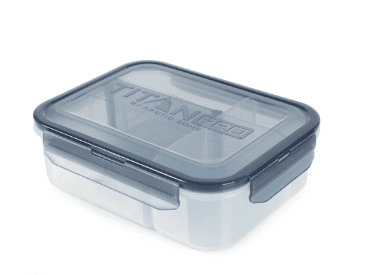 Titan PRO Expandable Lunch Box with Ice Walls & Bento Box Leak Proof 8.45QT Insulated Cooler Bag Keeps Food Cold 6 Hours Arctic Zone - BLUE
