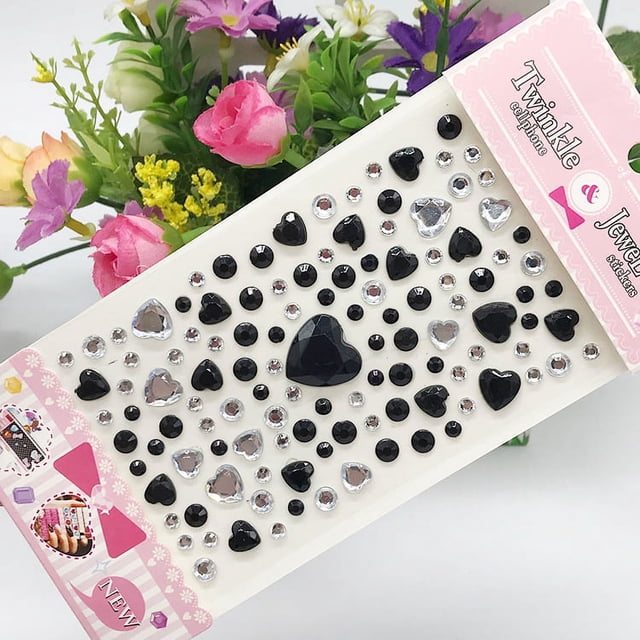 Pegatina de acrílico de cristal de diamante para niños, pegatina decorativa creativa hecha a mano para jardín de infantes, pegatina decorativa para teléfono móvil