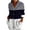 Black, variant on qafoshin Womens Blouses Button-Up Turn Down Collar Long Sleeve Summer Tops Loose Striped Printed Shirts