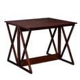 thumbnail image 1 of SEI Furniture Derby Table de Salle à Manger de Comptoir à Dessus Rabattable, Couleur Espresso, 1 of 9