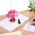 thumbnail image 3 of Anniversary Card, 3D Pop-Up Cherry Blossom Tree Card for Him Her Husband Wife Couple for Wedding, Romantic Birthday, Anniversary, Valentines Day, 3 of 9