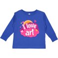 thumbnail image 3 of Inktastic Artist I Love Art Girls Long Sleeve Toddler T-Shirt, 3 of 5