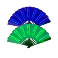 thumbnail image 1 of Ventilador Plegable LED Compacto para Excursiones al Aire Libre Verde Color Azul, 1 of 9
