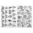 thumbnail image 1 of yuksok 1Pair Water Soluble Hand Sewing Stabilizers for Embroidery Wash Away Designs C, 1 of 9