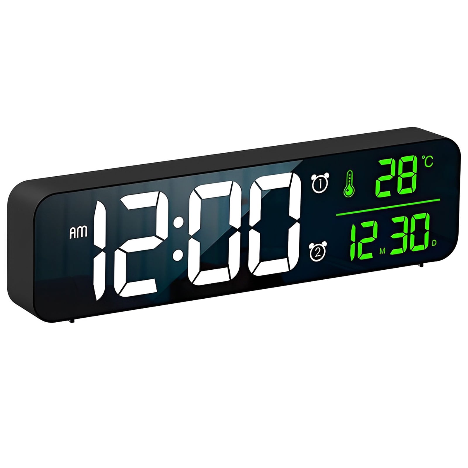 Gpoty Digital Alarm Clock for Bedroom, Digital Alarm Clock Radio with