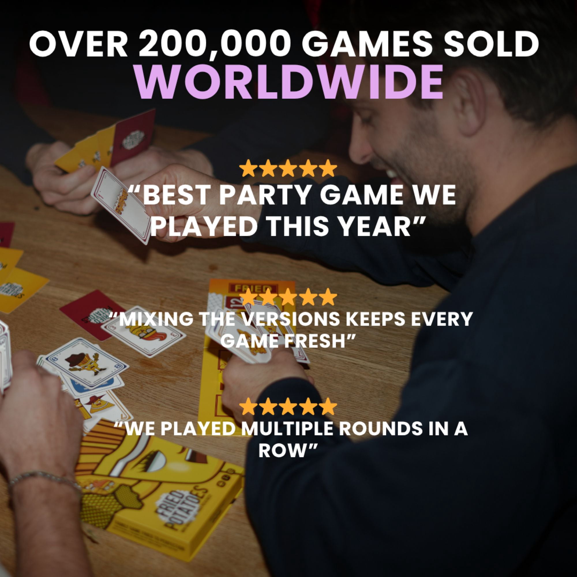 Fried Potatoes Deep Fried Edition Family Card Game for Ages 7+, from Asmodee
