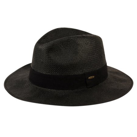Panama Straw Cowboy Hat - Mens Panama Wide Brim Fedora Straw Hat Indiana Jones Style Summer Cool Hat
