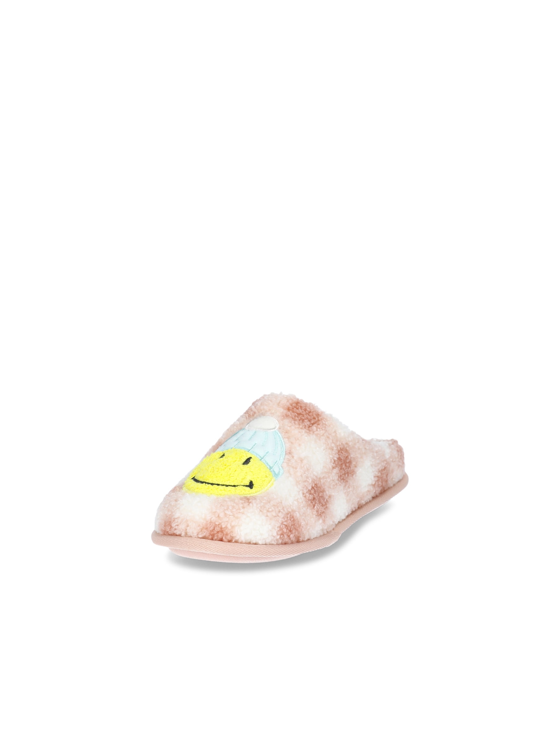 Dakota Fleece Girls Smiley Cozy Comfort Slippers