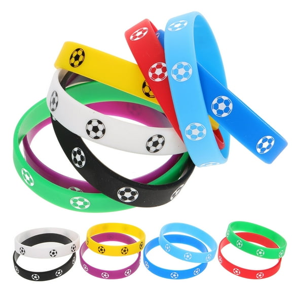 GOOHOCHY Bulk Silicone Wristbands Purple Reusable 16Pcs for Activities