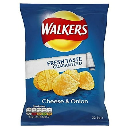 Walkers Crisps (32.5gx32) (Cheese & Onion) (Best Cheese And Onion Crisps)