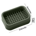 thumbnail image 2 of Kugisaki Double-Layer Bar Soap Dish Bar Soap Holder with Drain Soap Saver Box Container Plastic Soap Dish for Bathroom Shower Kitchen Sink Dish, 2 of 6