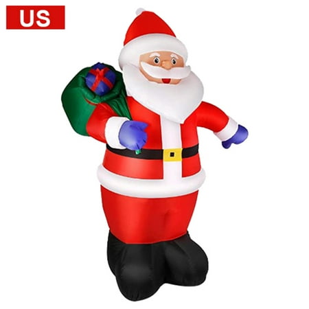 Christmas Inflatable Snowman LED Blow Up Decoration for Indoor Outdoor ...