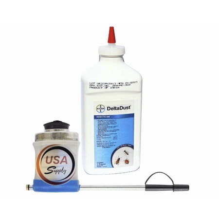 Delta Dust: Advanced Multi Use Pest Contro Insecticide - Includes USA Supply Puffer.