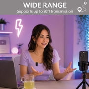 Wireless Microphone with Charging Case