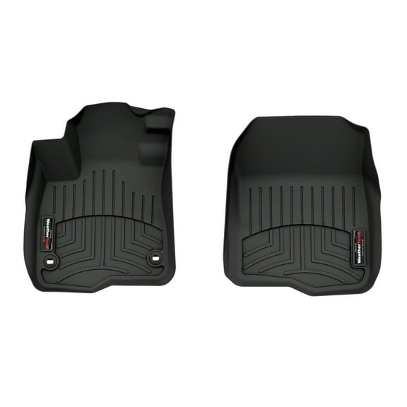 WeatherTech Custom Fit FloorLiners compatible with Honda CR-V, CR-V Hybrid - 1st Row (Driver & Passenger), Black