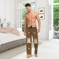 thumbnail image 7 of FREEAMG Dog Cotton Pajama Pant for Men, Super Soft Lightweight Lounge Pajama Bottoms Drawstring Sleepwear Pant with 2 Pockets, 7 of 7