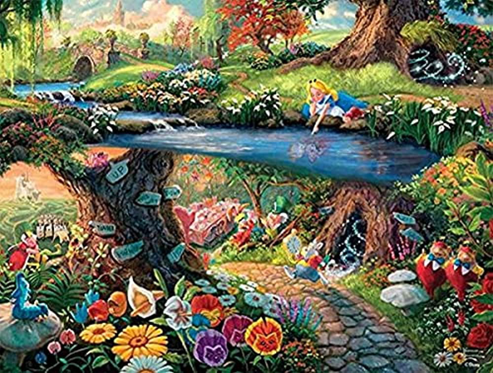 500-piece Jigsaw Puzzle Alice in Wonderland Happy Amber SCA Disney for sale online