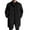 Black, variant on Xzbqbs Mens Trench Coat Single Breasted Casual Slim Fit Windbreaker Lightweight Mid-length Lapel Jacket Overcoat Fashion Pea Coat