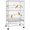 Grey, variant on PawHut 52" Steel Bird Cage with Rolling Stand, White