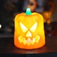 thumbnail image 7 of Halloween Pumpkin Electronic Candle Decoration Prop Portable Candlestick Night Light Festival Atmosphere Ornament, 7 of 7