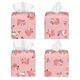 thumbnail image 2 of Balery Fox Porta Pañuelos de Cuero con Estampado – Funda Moderna Cuadrada para Caja de Pañuelos, Dispensador 5x5x5'', 2 of 7