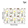 thumbnail image 3 of 19.69x27.56in Easter Gift Wrapping Paper – Spring Themed Decorative Paper with Bunny, Egg, and Flower Prints for Easter Gifts, Crafts, Scrapbooking, and Holiday DIY Packaging, 3 of 6