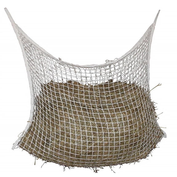 Slow Feed Hay Net Bag with Small Opening for Horse Full Day Feeding Large Capacity for Horse Feeder Full Day,  Heavy Duty Hay Nets(60*90CM)