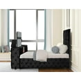 thumbnail image 4 of Encore 5PC Queen Bedroom Set including Manufactured Wood & Fireplace in Black, 4 of 19