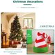 thumbnail image 2 of Kearding Sombrero de Navidad Decoración de festival interesante Adorno de vacaciones Accesorios de disfraces Sombrero de rayas de Navidad Prop, 2 of 6