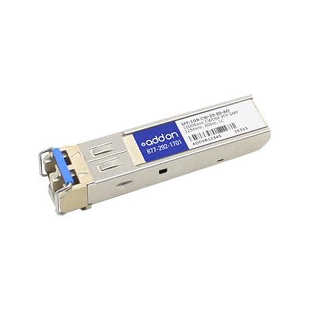 AddOn - module Émetteur-Récepteur SFP (mini-GBIC) - GigE - 1000Base-CWDM - LC Monomode - jusqu'à 60 km - 1290 nm - Conforme TAA