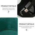 thumbnail image 3 of 57-61cm cap circumference adjustable big head circumference baseball cap soft top men and women summer solid color face capgreen, 3 of 5