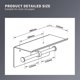 thumbnail image 2 of 2023 - Black Toilet Paper Holder For 2 Rolls With Double Shelf Stainless Steel Wall Mounted Roll Holder For, 2 of 3