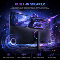 thumbnail image 5 of Gawfolk 49-Inch Curved Ultrawide Gaming Monitor, DQHD 5120x1440, 120Hz, Built-in Speakers, 5 of 9