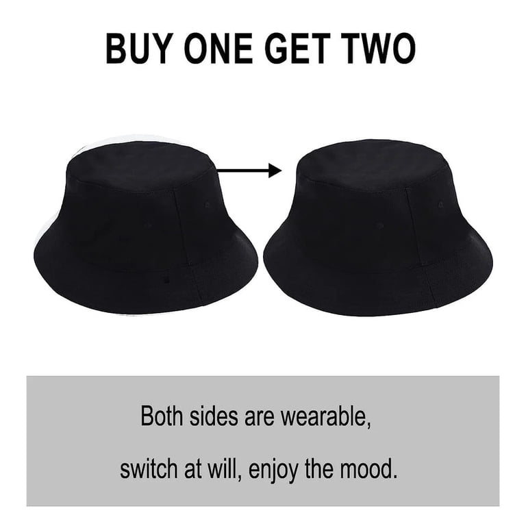 HOMEIORA 1 Pack Oversize Bucket Hat Reversible, Fisherman  display picture 2