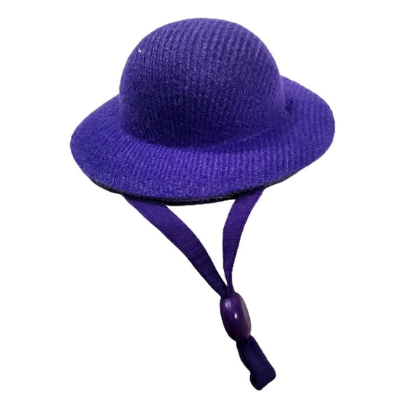 Solid Color Chicken Hat Adjustable String, Cute Round Shape, Anti-falling Hamster Cap - Beauty Supplies